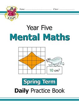 portada New ks2 Mental Maths Daily Practice Book: Year 5 - Spring Term (Cgp ks2 Maths) (in English)