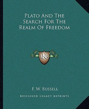 portada plato and the search for the realm of freedom (in English)