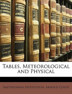 portada tables, meteorological and physical (en Inglés)