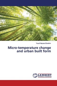 portada Micro-temperature change and urban built form (in English)