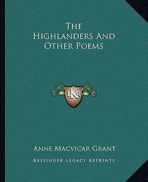 portada the highlanders and other poems (en Inglés)
