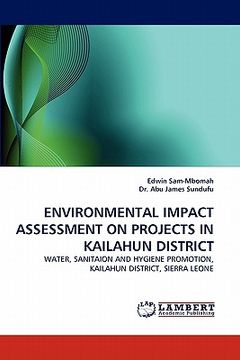 portada environmental impact assessment on projects in kailahun district (en Inglés)