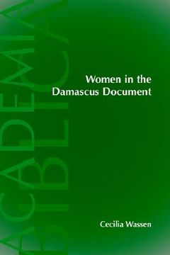 portada women in the damascus document (en Inglés)