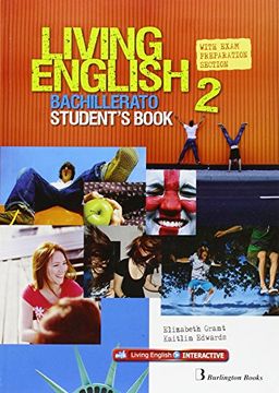 portada Living English 2 Bachillerato: Student s book (Paperback) (en Inglés)