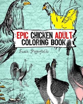portada Epic chicken Adult Coloring Book (in English)