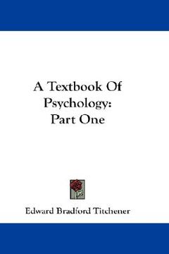 portada a textbook of psychology: part one (en Inglés)