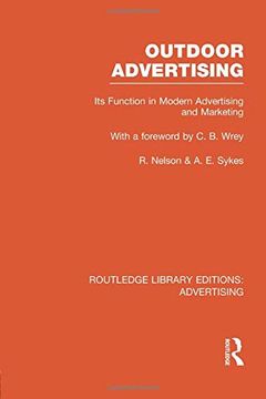 portada Outdoor Advertising (Routledge Library Editions: Advertising) (en Inglés)