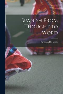 portada Spanish From Thought to Word