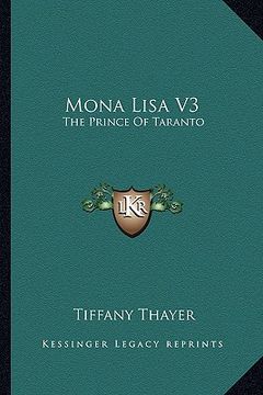 portada mona lisa v3: the prince of taranto (in English)