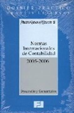 portada Normas Internacionales de Contabilidad 2005 (Dossier Practico)