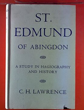 portada St Edmund of Abingdon a Study of Hagiogr (Oxford University Press Academic Monograph Reprints) 