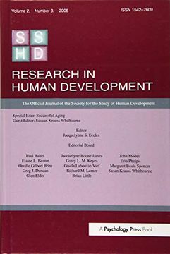portada Successful Aging: A Special Issue of Research in Human Development (en Inglés)
