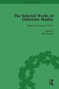 portada The Selected Works of Delarivier Manley Vol 3 (en Inglés)