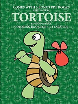 portada Coloring Book for 4-5 Year Olds (Tortoise) (en Inglés)