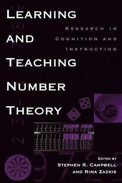 portada learning and teaching number theory: research in cognition and instruction