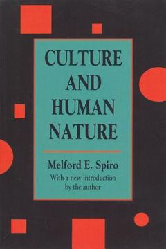 portada Culture and Human Nature (en Inglés)
