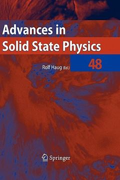 portada advances in solid state physics 48 (in English)