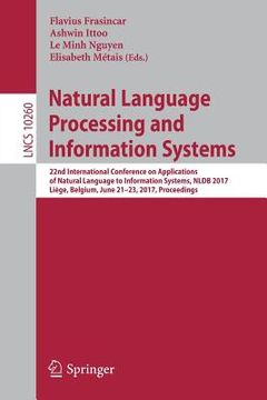 portada Natural Language Processing and Information Systems: 22nd International Conference on Applications of Natural Language to Information Systems, Nldb 20 (en Inglés)
