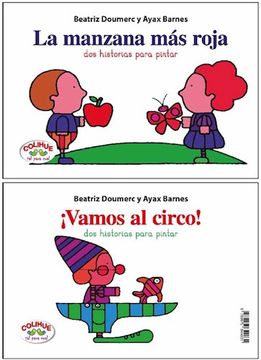 portada Manzana Mas Roja / Vamos Al Circo (Dos Historias Para Pintar) (Coleccion Tal Para Cual) (Rustica) (in Spanish)