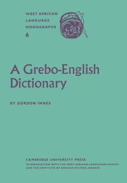 portada A Grebo-English Dictionary (en Inglés)