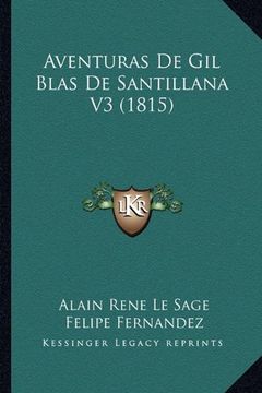 portada Aventuras de gil Blas de Santillana v3 (1815)