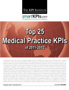 portada Top 25 Medical Practice KPIs of 2011-2012