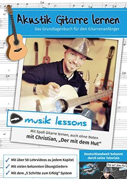 portada Akustik-Gitarre Lernen: Das Grundlagenbuch für den Gitarrenanfänger (en Alemán)