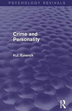 portada Crime and Personality (Psychology Revivals) (en Inglés)