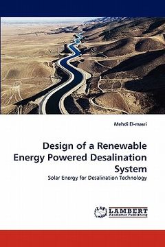 portada design of a renewable energy powered desalination system (en Inglés)