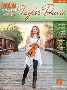 portada Taylor Davis: Violin Play-Along Volume 65 (Hal Leonard Violin Play-Along) 