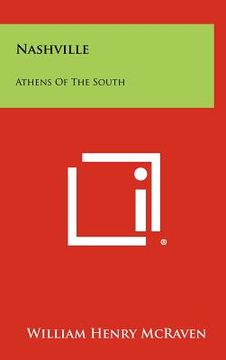 portada nashville: athens of the south (in English)
