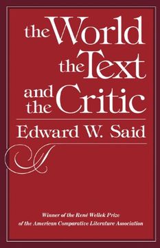 portada The World, the Text, and the Critic (en Inglés)