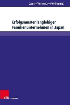 portada Erfolgsmuster Langlebiger Familienunternehmen in Japan (en Alemán)