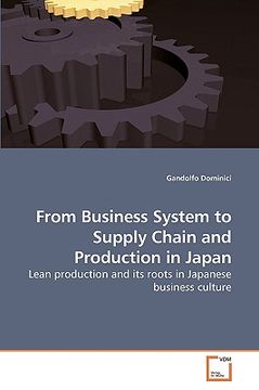 portada from business system to supply chain and production in japan (en Inglés)