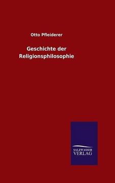 portada Geschichte der Religionsphilosophie (German Edition)