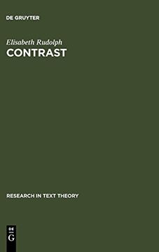 portada Contrast (Research in Text Theory) (en Inglés)