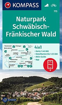 portada Kompass Wanderkarte 773 Naturpark Schwäbisch-Fränkischer Wald 1: 40. 000 (en Alemán)