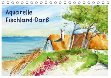 portada Aquarelle - Fischland-Darss (Tischkalender 2016 din a5 Quer)