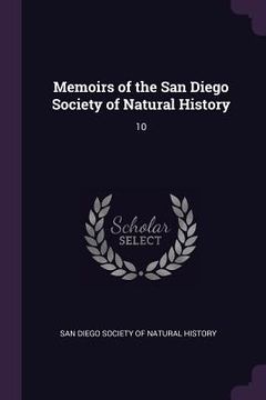 portada Memoirs of the San Diego Society of Natural History: 10 (in English)