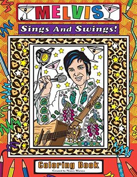 portada Melvis Sings and Swings: Coloring Book (en Inglés)