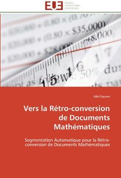 portada Vers La Retro-Conversion de Documents Mathematiques