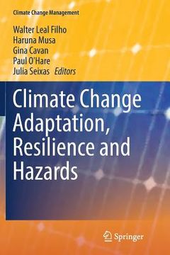 portada Climate Change Adaptation, Resilience and Hazards