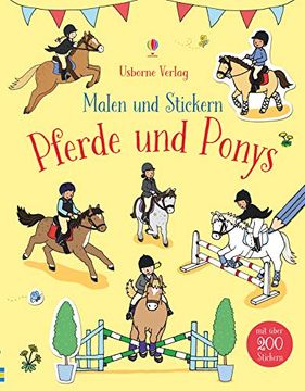 portada Malen und Stickern: Pferde und Ponys (en Alemán)