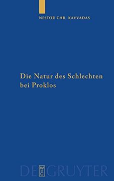 portada Die Natur des Schlechten bei Proklos (in German)