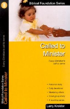 portada called to minister: every christian's call to serve (in English)