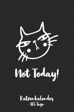 portada Not Today! Katzenkalender - 365 Tage -: Gleitender Katzenkalender für ein komplettes Jahr (2020/21) mit tollen Katzenillustrationen. Jahres-, Monatsüb (en Alemán)