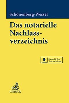 portada Das Notarielle Nachlassverzeichnis (en Alemán)