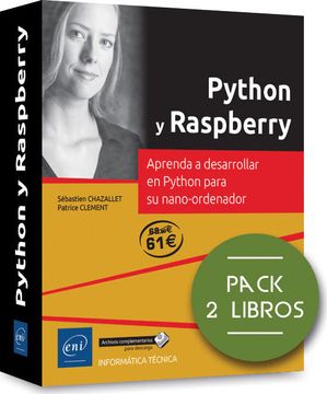 portada Python y Raspberry Pack de 2 Libros: Aprenda a Desarrollar en Python Para su Nano-Ordenador