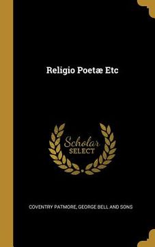 portada Religio Poetæ Etc (en Inglés)