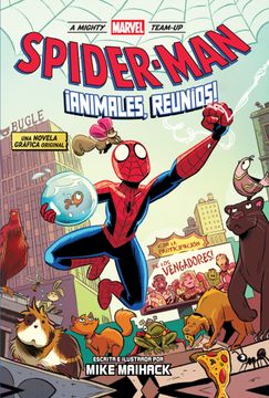 portada A Mighty Marvel Team-Up. Spiderman: Animales Reunios